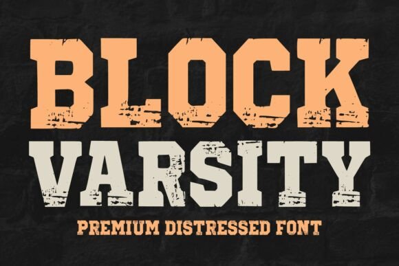 Block Varsity: A Bold and Authentic Typography for Modern Design