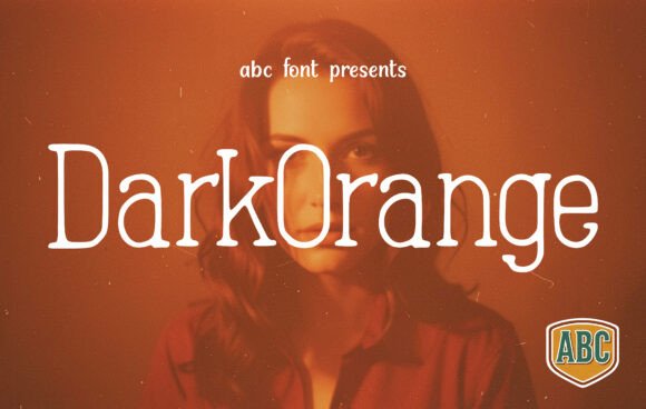 Darkorange: A Modern-Retro Font for Timeless Design