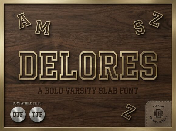 Delores: A Bold, Timeless Font for Athletic Branding