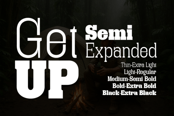 Getup Semi Expanded: A Versatile Font for Modern Design