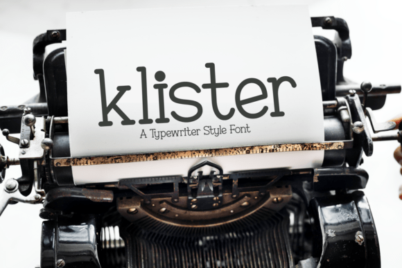 Klister: A Typewriter's Soul in Digital Form
