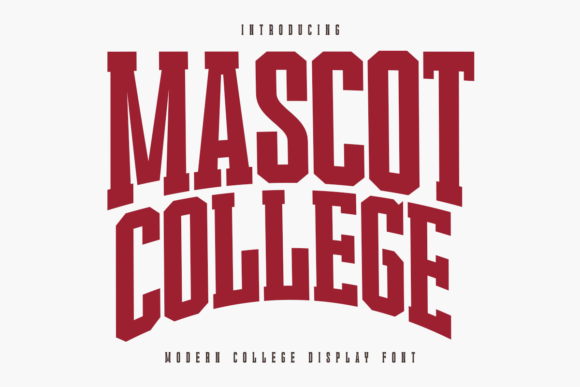 Mascot College: A Strategic Font for Bold Branding and Creative Impact