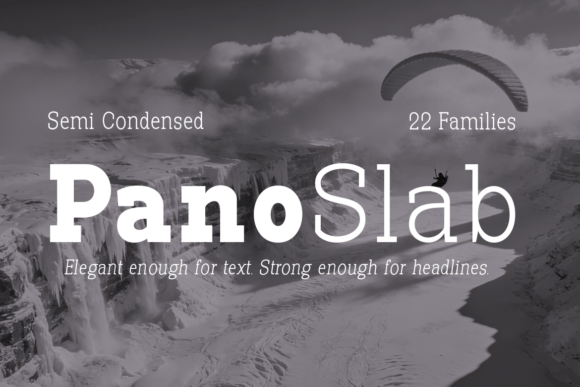 Pano Slab Semi Condensed: A Powerful Typographic Solution for Modern Design