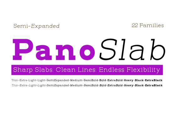 Pano Slab Semi Expanded: A Bold, Open Typographic Solution for Modern Design
