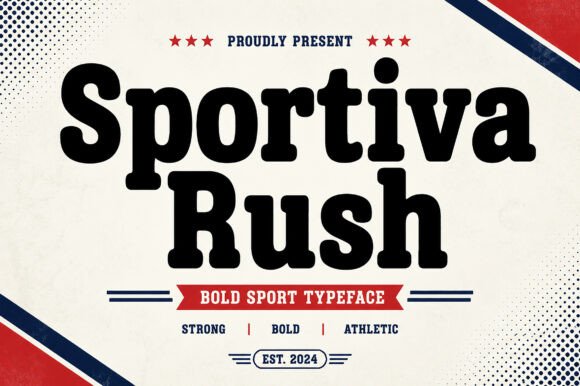 Sportiva Rush: A Bold Font for the Modern Sports and Streetwear Era