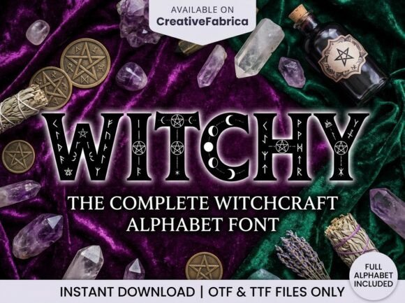 Witchy: The Witchcraft Alphabet Font